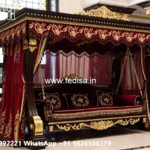 Premium Wooden Swing Design for Balcony and Garden No-455