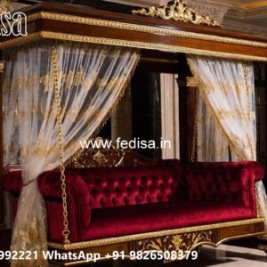 Wooden Swing Design with Traditional Indian Craftsmanship No-468