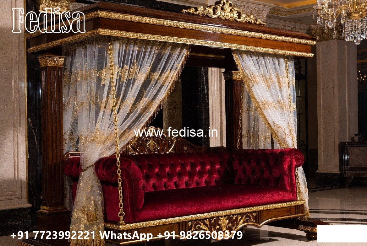 Wooden Swing Design with Traditional Indian Craftsmanship No-468