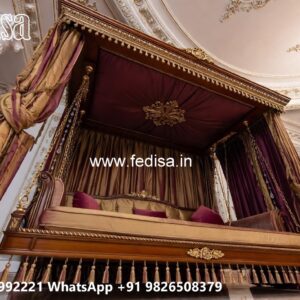 Wooden Swing Design with Elegant Hanging Chain Style No-471
