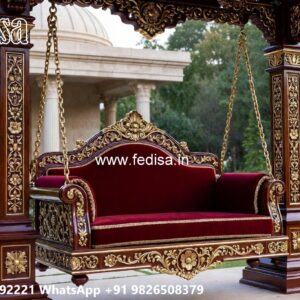 Luxury Handcrafted Wooden Swing Design for Living Room No-473