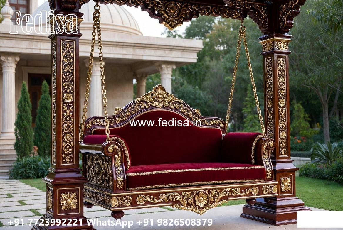 Luxury Handcrafted Wooden Swing Design for Living Room No-473