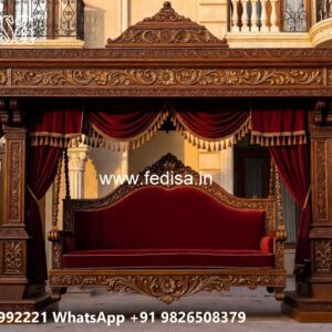 Royal Maharaja Wooden Swing Design for Luxury Homes No-475