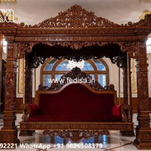 Modern Hanging Wooden Swing Design for Home Interiors No-489
