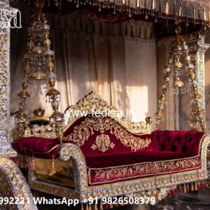 Stylish Wooden Swing Design for Drawing Room Beauty No-491