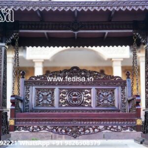 Modern Wooden Swing Design with Sleek Finishing Style No-495