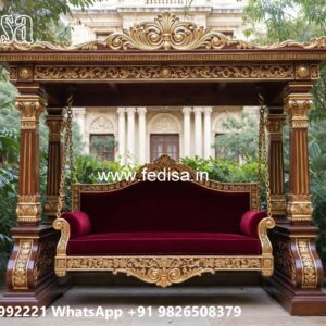 Premium Wooden Swing Design for Modern Villa Decor No-501