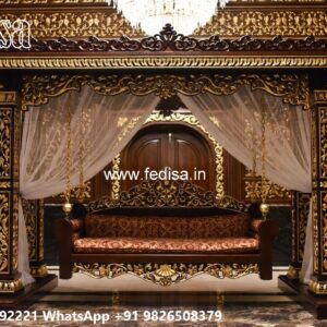 Wooden Swing Design for Beautiful Balcony Seating No-510