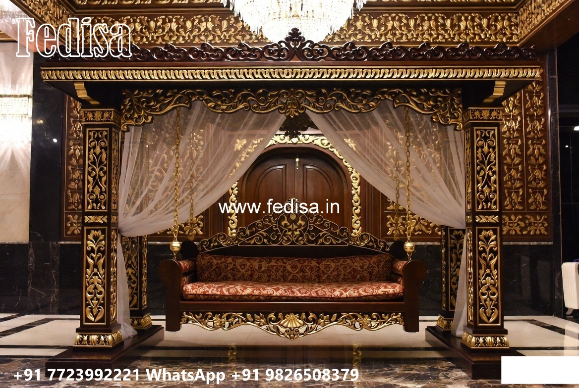 Wooden Swing Design for Beautiful Balcony Seating No-510
