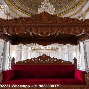 Wooden Swing Design with Vintage Traditional Craft Style No-512