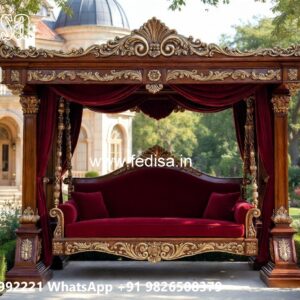 Wooden Swing Design for Comfortable Indoor Seating No-529