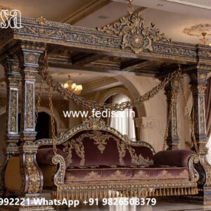 Wooden Swing Design for Luxury Apartment Interiors No-532