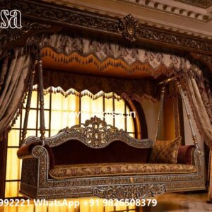 Wooden Swing Design with Rich Traditional Craftsmanship No-535