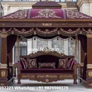 Wooden Swing Design with Beautiful Decorative Finish No-537