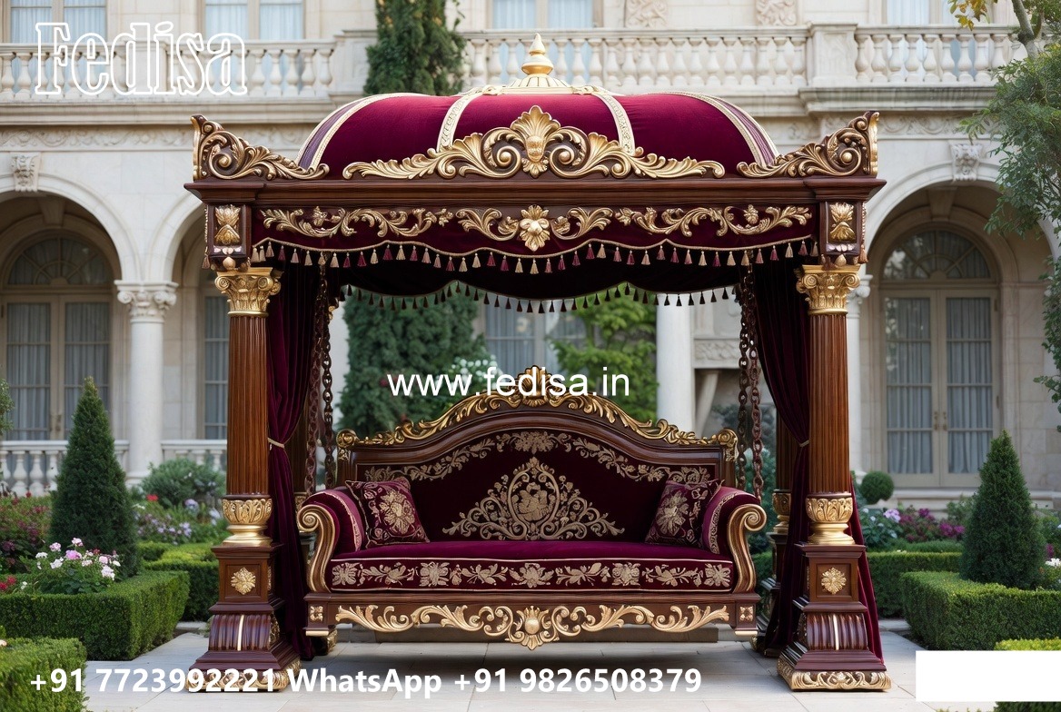 Wooden Swing Design for Luxury Lounge Interior Styling No-538