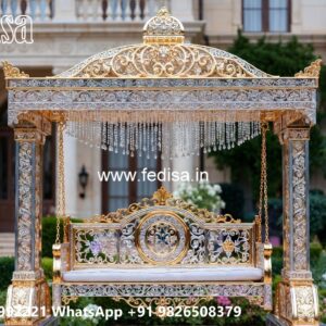 Wooden Swing Design with Elegant Hanging Rope Style No-547