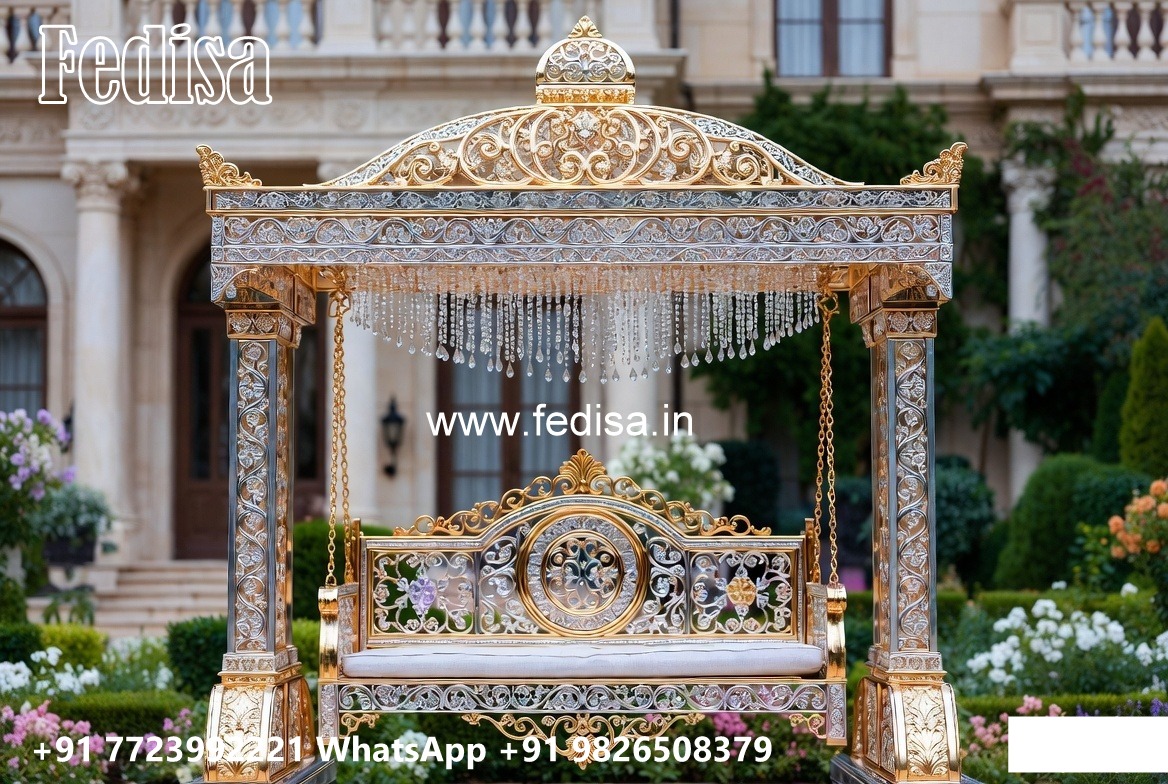 Wooden Swing Design with Elegant Hanging Rope Style No-547