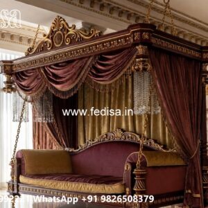 Wooden Swing Design for Artistic Home Interior Beauty No-548