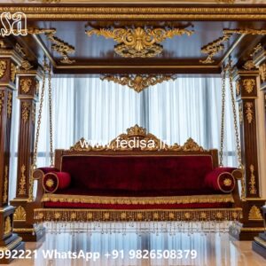 Modern Wooden Swing Design for Sophisticated Living Rooms No-550