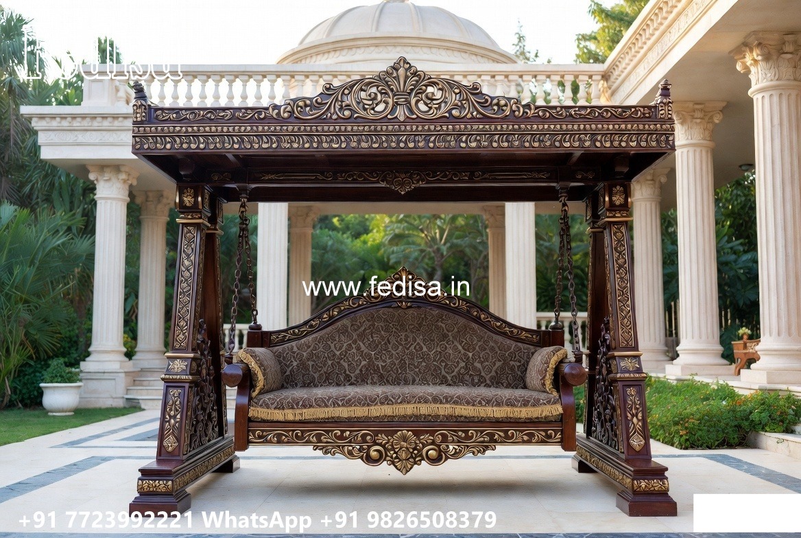 Luxury Swing Design with Decorative Brass Detailing No-647