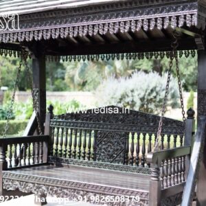 Classic Swing Design with Artistic Wooden Carvings No-739