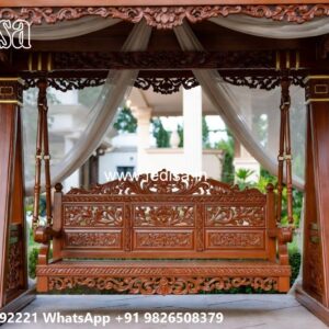 Royal Swing Design with Rich Wooden Craftsmanship No-758