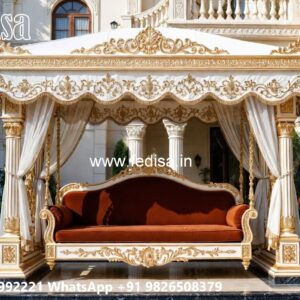 Handcrafted Royal Swing Design with Floral Carving Details No-760