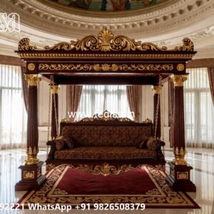 Wooden Royal Swing Design with Artistic Traditional Touch No-766