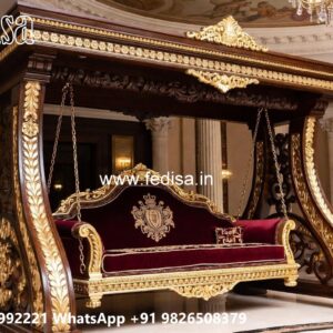 Stylish Royal Swing Design with Elegant Wooden Texture No-783