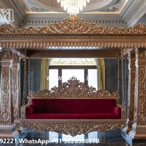 Royal Swing Design with Palace Inspired Wooden Artwork No-795