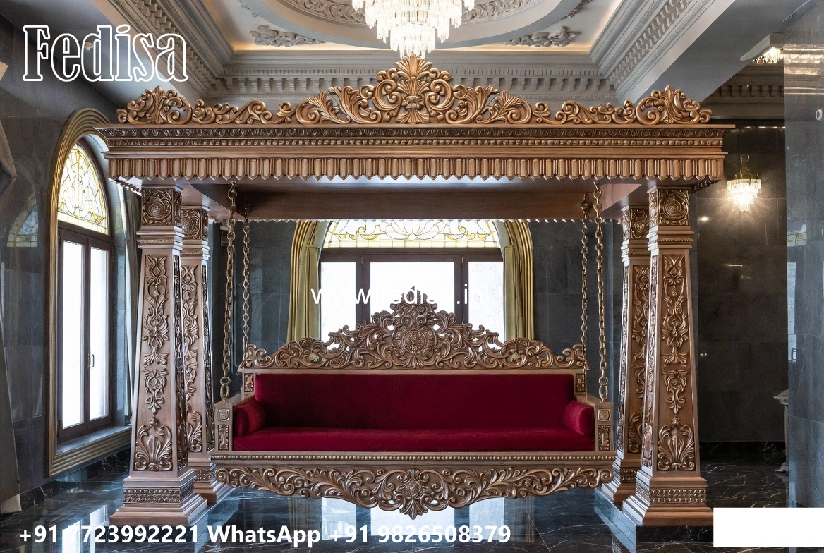 Royal Swing Design with Palace Inspired Wooden Artwork No-795