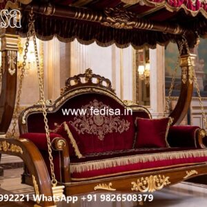 Premium Wood Carving Swing Design for Heritage Homes No-806