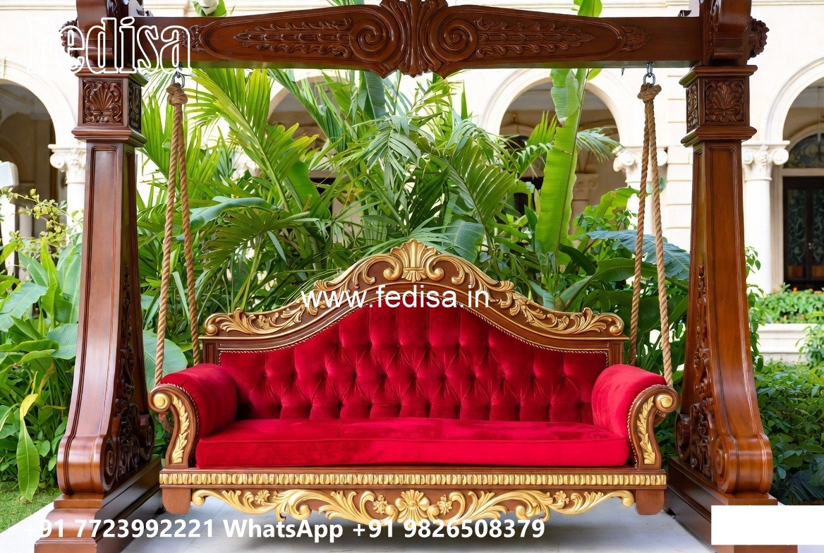 Royal Wood Carving Swing Design with Antique Finish No-808