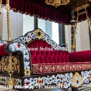 Beautiful Wood Carving Swing Design for Hall Decoration No-809