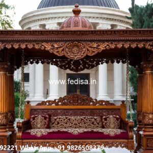 Designer Wood Carving Swing Design for Luxury Villas No-811