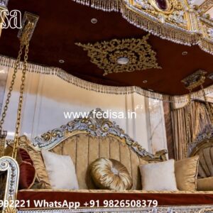 Luxury Wood Carving Swing Design with Brass Chain Style No-815