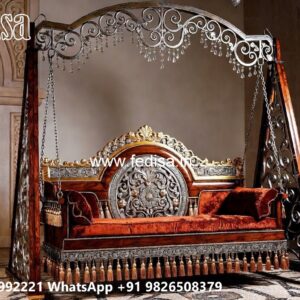Wood Carving Swing Design Ideas for Sophisticated Interiors No-822