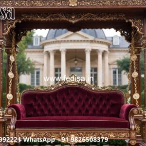 Antique Wood Carving Swing Design with Heritage Look No-826