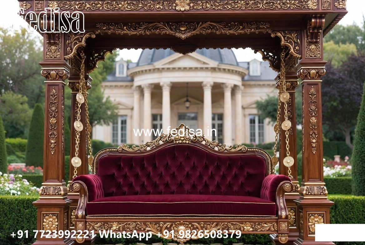 Antique Wood Carving Swing Design with Heritage Look No-826