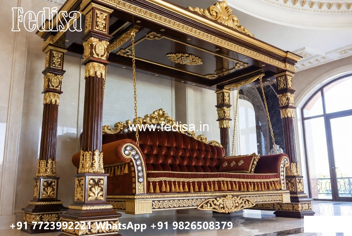 Decorative Wood Carving Swing Design for Hall Spaces No-828