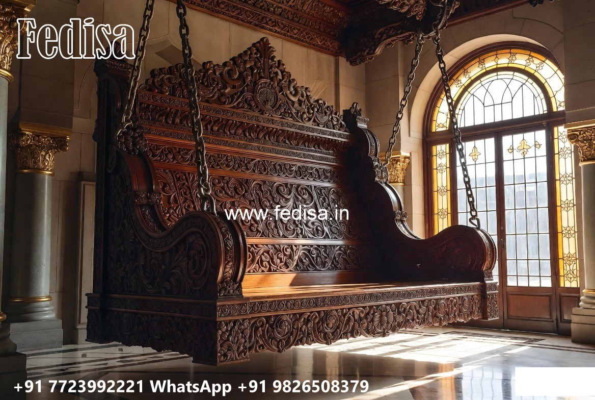 Wood Carving Swing Design Ideas for Luxury Home Makeovers No-845