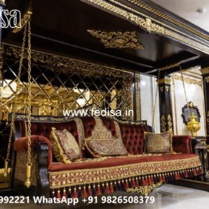 Decorative Wood Carving Swing Design with Artistic Finish No-855