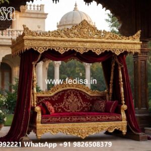 Indoor Wood Carving Swing Design for Elegant Sitting Areas No-866