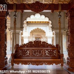 Luxury Wood Carving Swing Design with Palace Inspired Look No-867