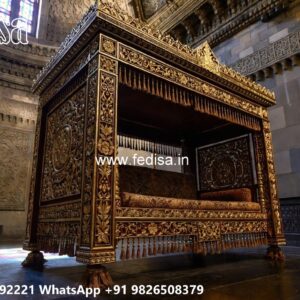 Royal Wood Carving Swing Design with Palace Inspired Carving No-897