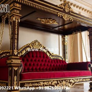 Modern Wooden Swing Design for Living Room Decoration No-902