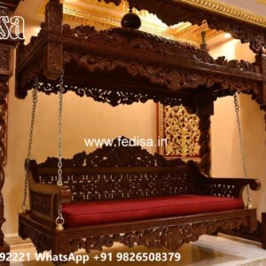 Stylish Wooden Swing Design for Modern Home Spaces No-908