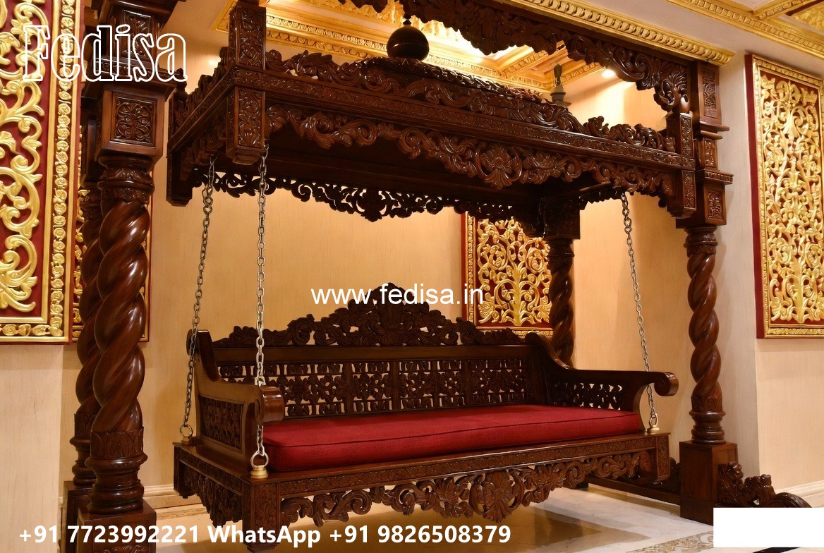 Stylish Wooden Swing Design for Modern Home Spaces No-908