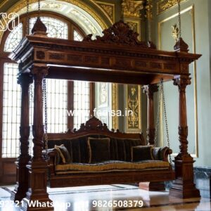 Custom Wooden Swing Design for Premium Home Interiors No-914