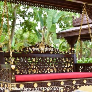 Wooden Swing Design with Elegant Hanging Chain Style No-921